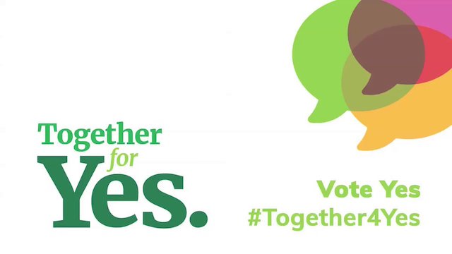 Together For Yes banner